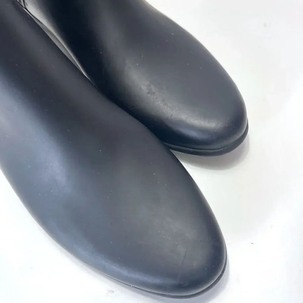 LOEFFLER RANDALL Rain Slip on Chelsea Boots in Black Size 8